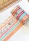 FOILED Easter Rose Gold Bunnies & Flowers Peach & Blue Washi Tape Set (#W055)